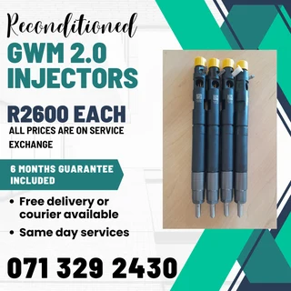 Gwm 2.0 Injectors For Sale With Warranty