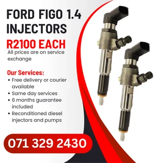 Ford Figo 1.4 Injectors For Sale With Warranty