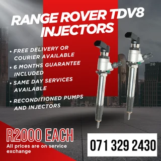 Range Rover Tdv8 Injectors For Sale With Warranty