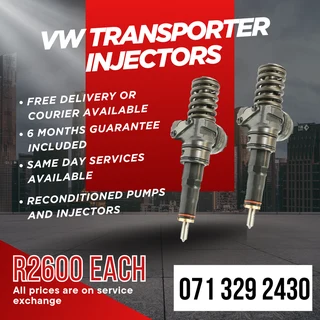 Vw Transporter Injectors For Sale With Warranty