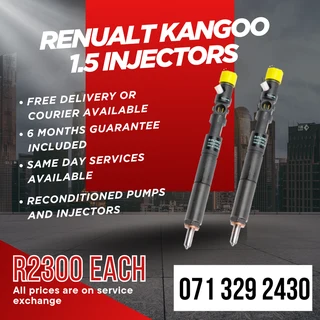 Renualt Kangoo 1.5 Injectors For Sale With Warranty