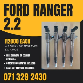 Ford Ranger 2.2 Injectors For Sale With Warranty