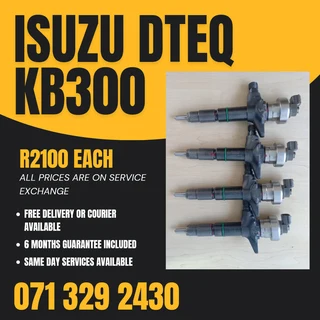 Isuzu Dteq Kb300 Injectors For Sale With Warranty