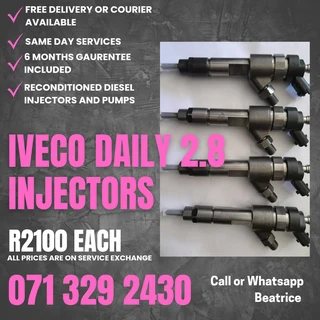 Iveco Daily 2.8 Injectors For Sale With Warranty