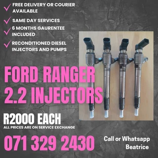 Ford Ranger 2.2 Injectors For Sale With Warranty