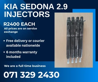 Kia Sedona 2.9 Injectors For Sale With Warranty
