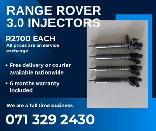 Range Rover 3.0 Injectors For Sale With Warranty