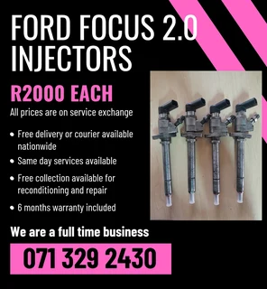 Ford Focus 2.0 Injectors For Sale With Warranty On