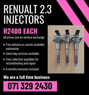 Renualt 2.3 Diesel Injectors For Sale With Warranty