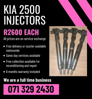 Kia 2500 Diesel Injectors For Sale With Warranty