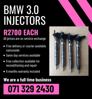 Bmw 3.0 Injectors For Sale With Warranty On