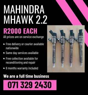 Mahindra Mhawk Diesel Injectors For Sale With Warranty On