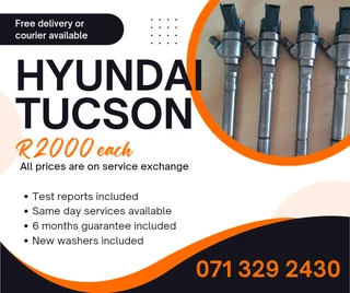Hyundai Tucson Injectors For Sale With Warranty