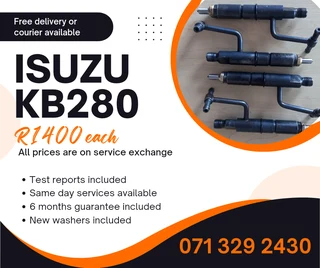 Isuzu Kb280 Injectors For Sale With Warranty
