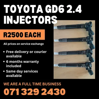 Toyota Gd6 2.4 Diesel Injectors For Sale With Warranty