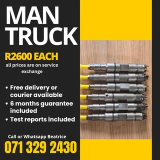 Man Truck Injectors For Sale With Warranty