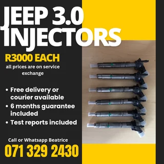 Jeep Cherokee 3.0 Injectors For Sale With Warranty