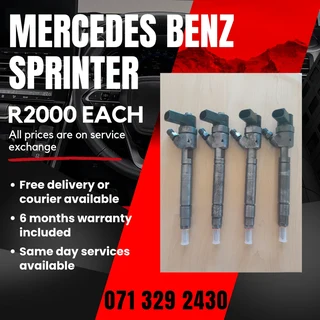 Mercedes Benz Sprinter Injectors For Sale With Warranty On