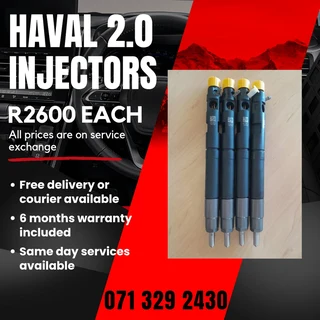 Haval 2.0 Injectors For Sale With Warranty