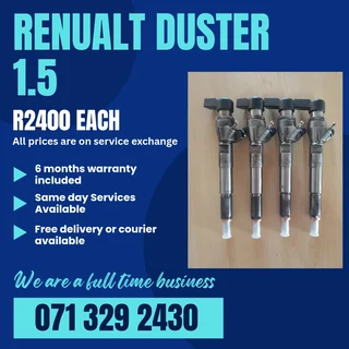 Renualt Duster 1.5 Diesel Injectors For Sale With Warranty