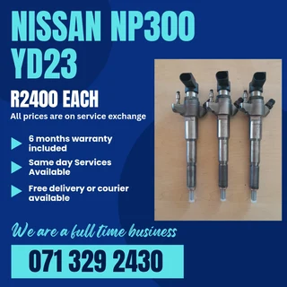 Nissan Np300 Yd23 Injectors For Sale With Warranty