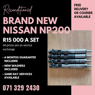 Brand New Nissan Np200 1.5 Injectors For Sale With Warranty
