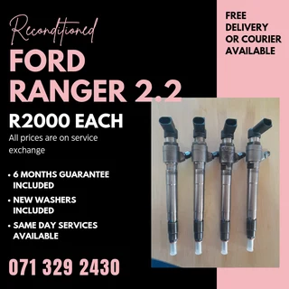 Ford Ranger 2.2 Injectors For Sale With Warranty