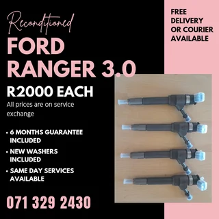 Ford Ranger 3.0 Injectors For Sale With Warranty
