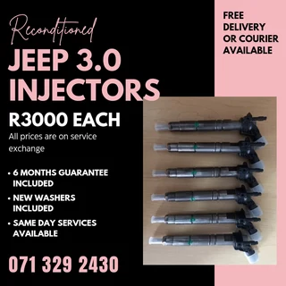 Jeep 3.0 Injectors For Sale With Warranty
