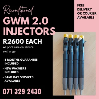 Gwm 2.0 Injectors For Sale With Warranty