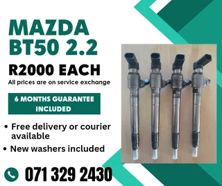 Mazda Bt50 2.2 Injectors For Sale With Warranty