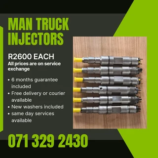 Man Truck Injectors For Sale With Warranty
