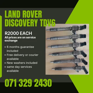 Land Rover Discovery Tdv6 Injectors For Sale With Warranty
