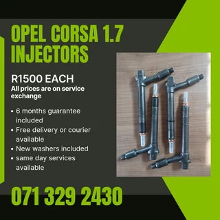 Opel Corsa 1.7 Injectors For Sale With Warranty