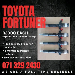 Toyota Fortuner Injectors For Sale With Warranty
