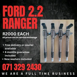 Ford Ranger 2.2 Injectors For Sale With Warranty