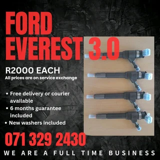 Ford Everest 3.0 Injectors For Sale With Warranty