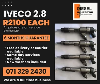 Iveco 2.8 Injectors For Sale With Warranty