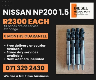 Nissan Np200 1.5 Injectors For Sale With Warranty