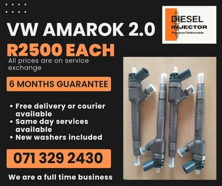 Vw Amarok 2.0 Injectors For Sale With Warranty