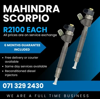 Mahindra Scorpio Injectors For Sale With Warranty