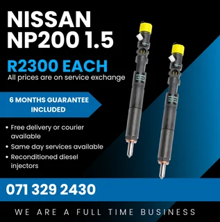Nissan Np200 1.5 Injectors For Sale With Warranty