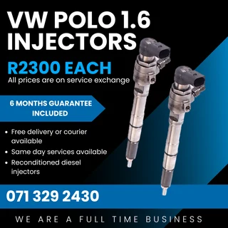 Vw Polo 1.6 Injectors For Sale With Warranty