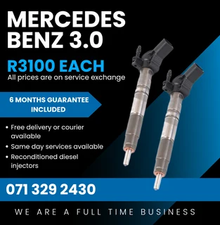 Mercedes Benz 3.0 Injectors For Sale With Warranty