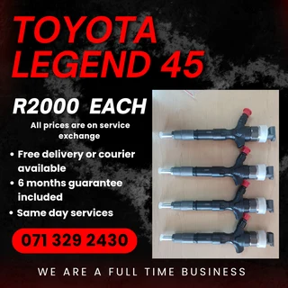 Toyota Legend 45 Injectors For Sale With Warranty