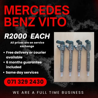Mercedes Benz Vito Injectors For Sale With Warranty