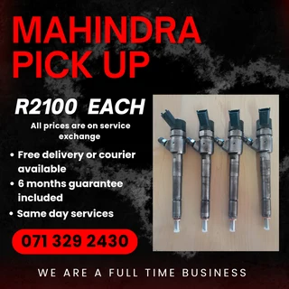 Mahindra Pick Up Injectors For Sale With Warranty