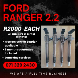 Ford Ranger 2.2 Injectors For Sale With Warranty