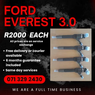 Ford Everest 3.0 Injectors For Sale With Warranty