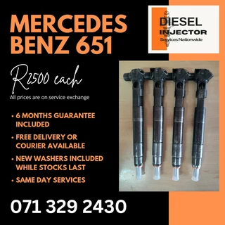 Mercedes Benz Sprinter 651 Diesel Injectors For Sale With Warranty